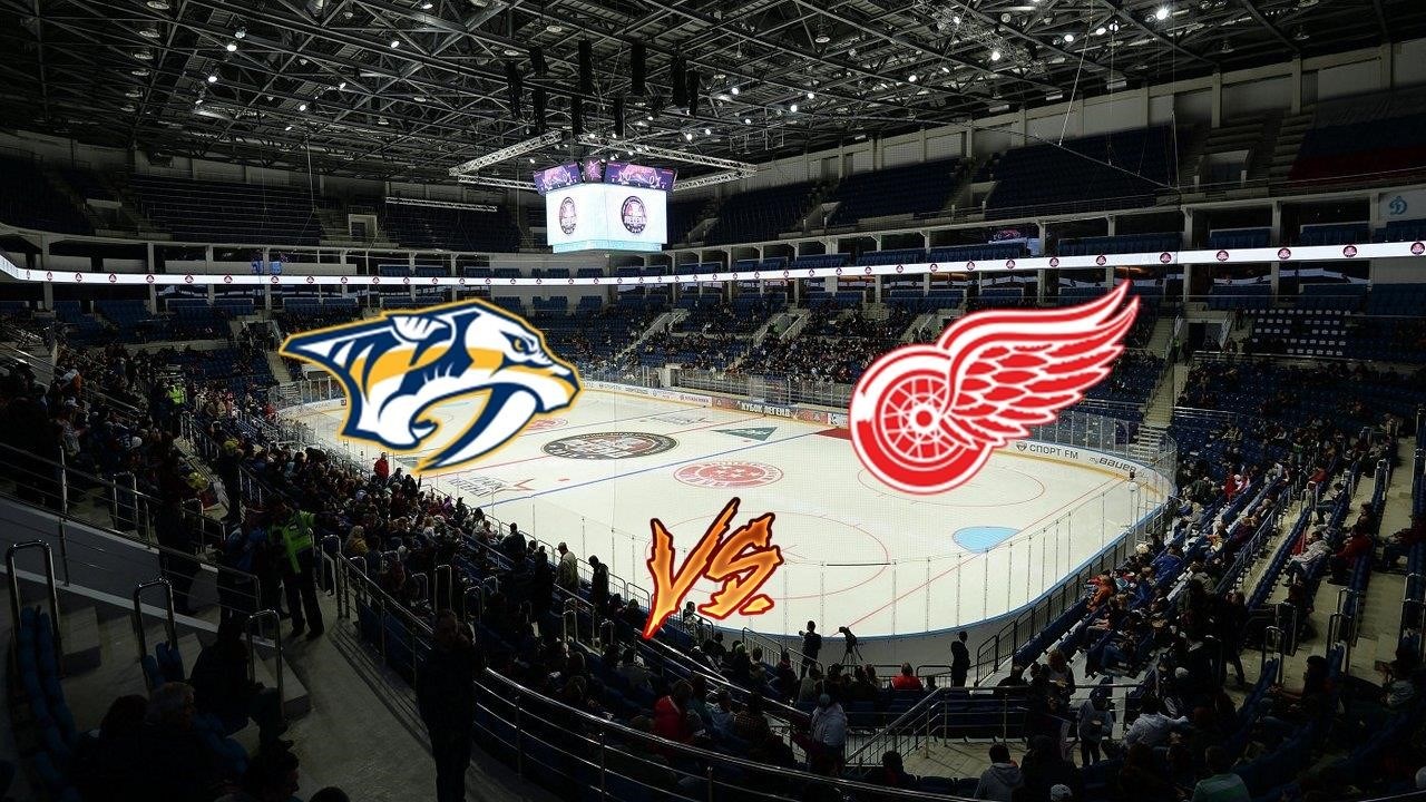 Today Predators Red Wings live 12 October 2024